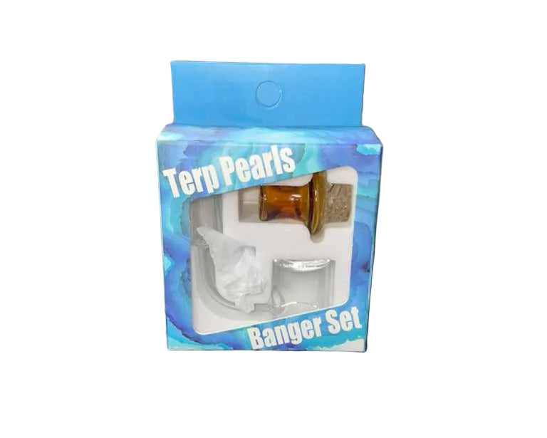 Elevate Your Dabbing Experience with the Premium 14mm 90-Degree Banger and Terp Pearl Set