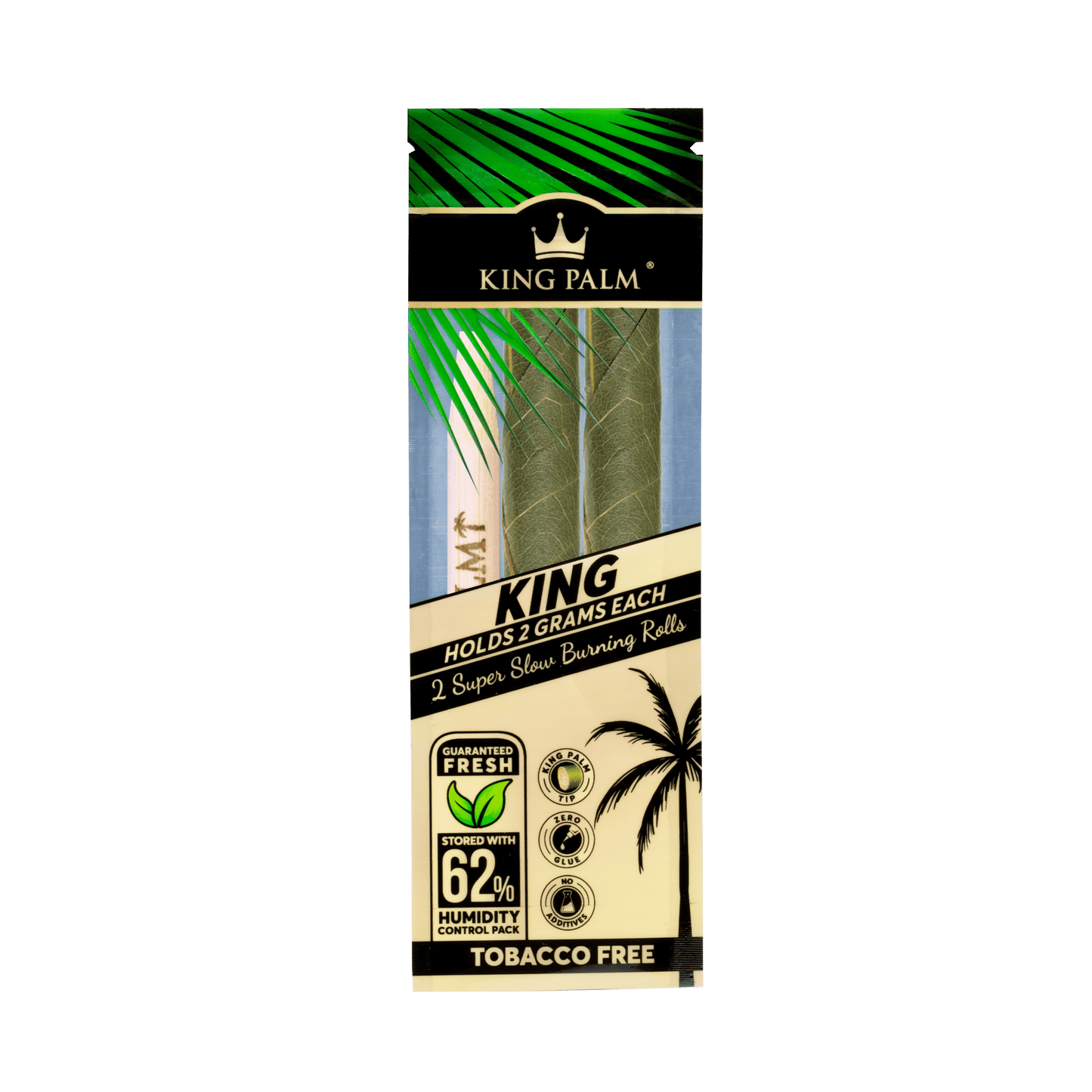 King Palm Cones King Hand-Rolled 2CT