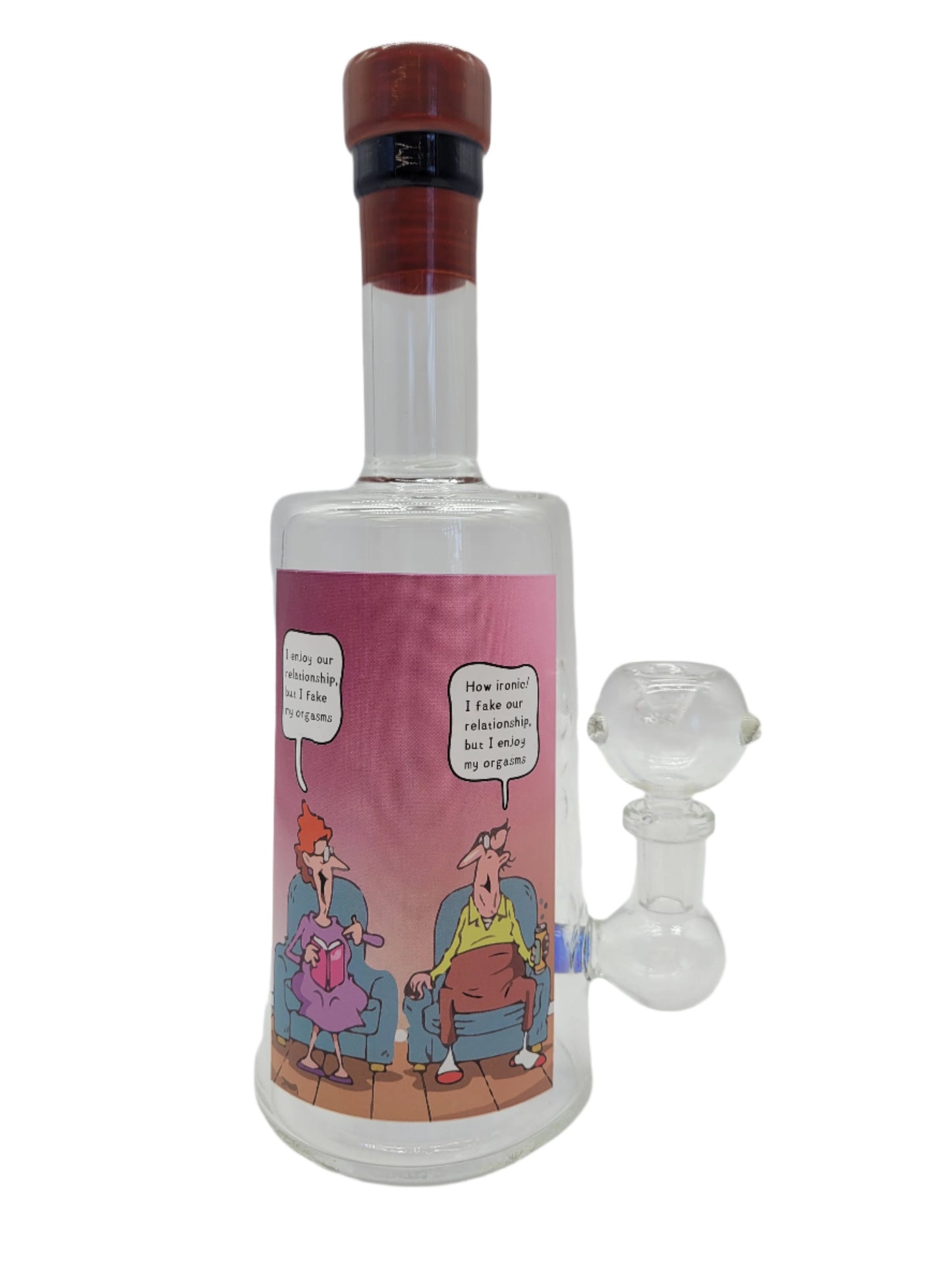 Waterpipe 9.5" Cartoon Couple