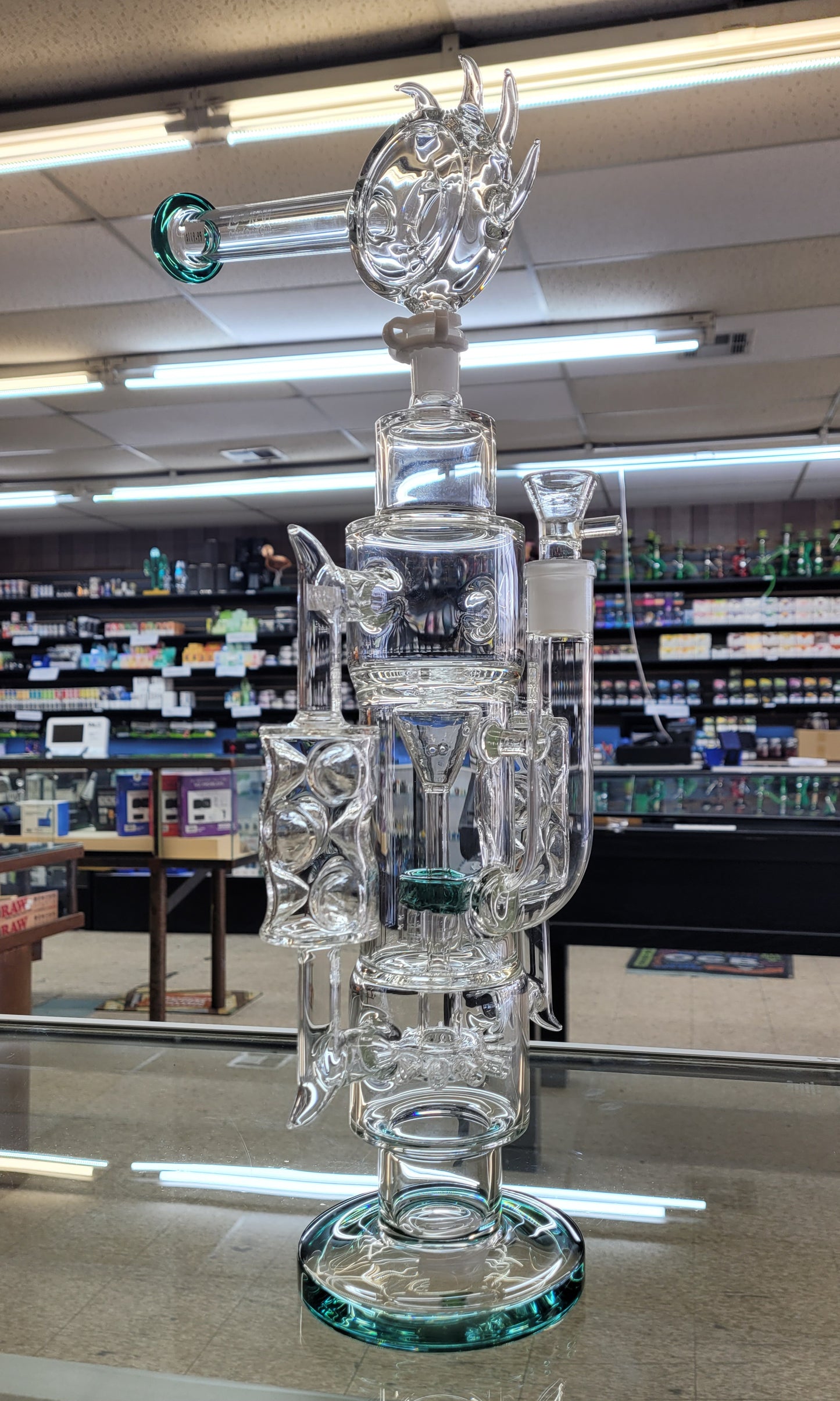 Waterpipe 22" Lookah Dragon Head Dual Chamber