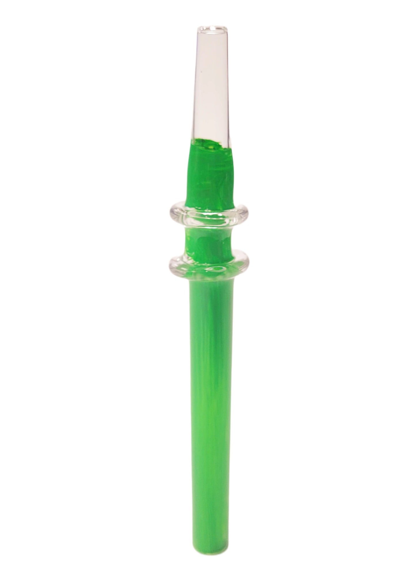 Nectar Collector 6" Glass 2 Rings Color Mix