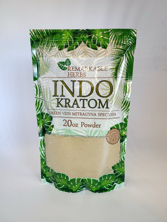 Remarkable Herbs Kratom Powder 20OZ Indo