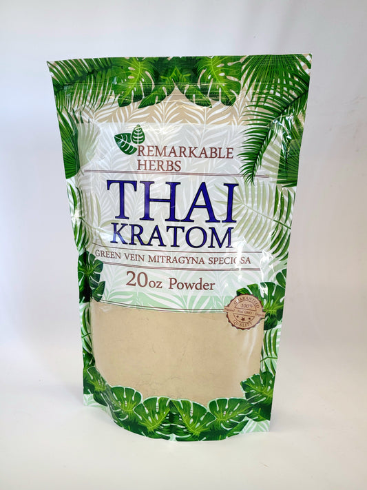 Remarkable Herbs Kratom Powder 20OZ Thai