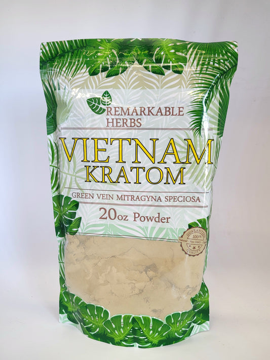 Remarkable Herbs Kratom Powder 20OZ Vietnam