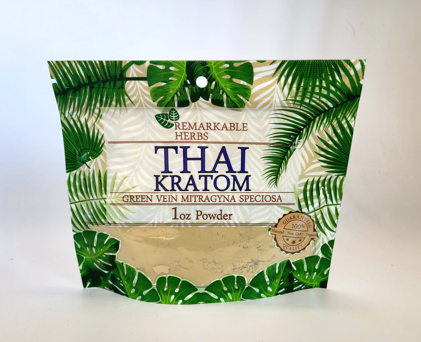 Remarkable Herbs Kratom Powder 1OZ Thai Green