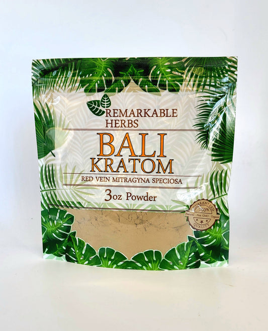 Remarkable Herbs Kratom Powder 3OZ Bali Red