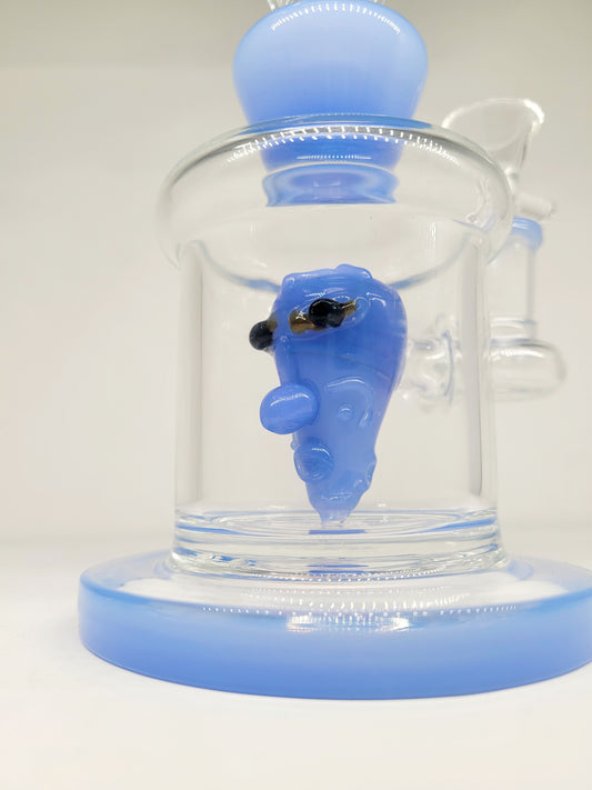 Waterpipe 8" Inliner Head Perc Bent Neck