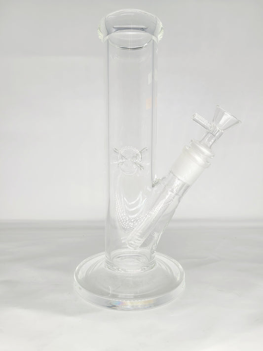 Waterpipe 10" Clear Straight Tube