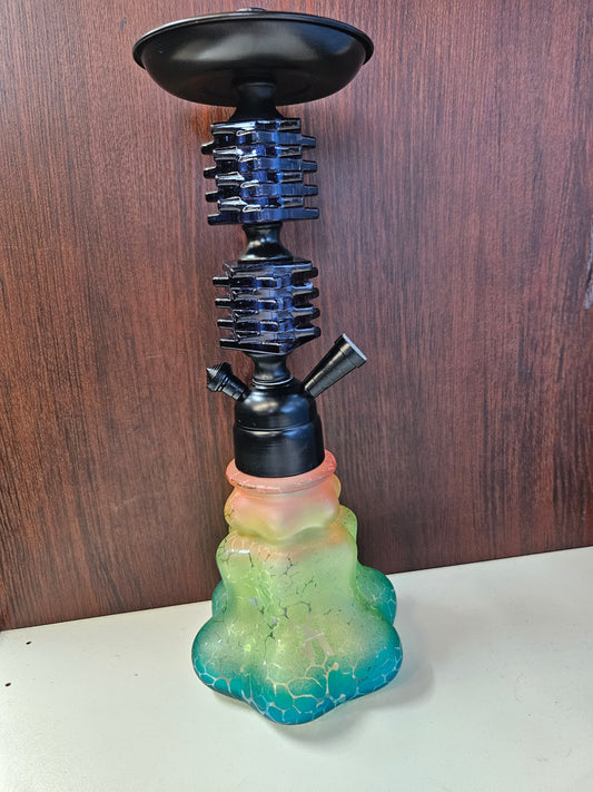 Hookah Pumpkin L Double Heart Crystal