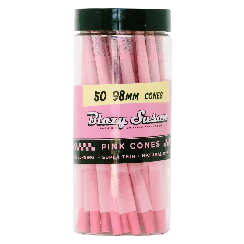 Blazy Susan Cones 98MM Pink 50CT