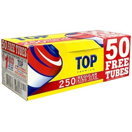 TOP Tubes 250 Count Regular 100MM