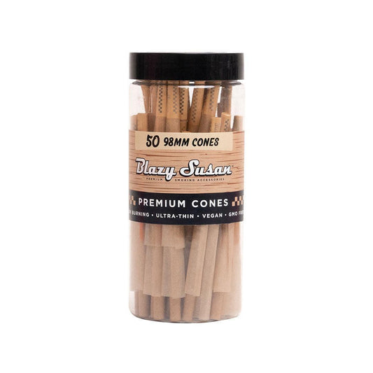 Blazy Susan Cones 98MM Unbleached 50 Count