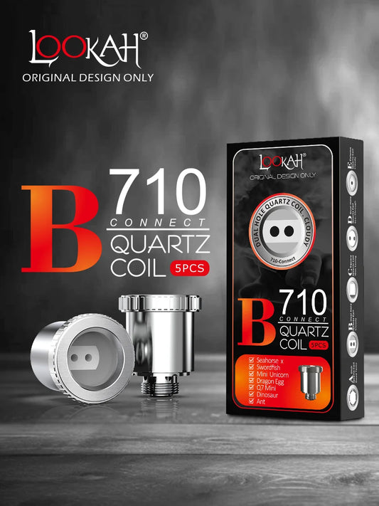 Lookah Coils 710 Quartz Wax Dish Coils B