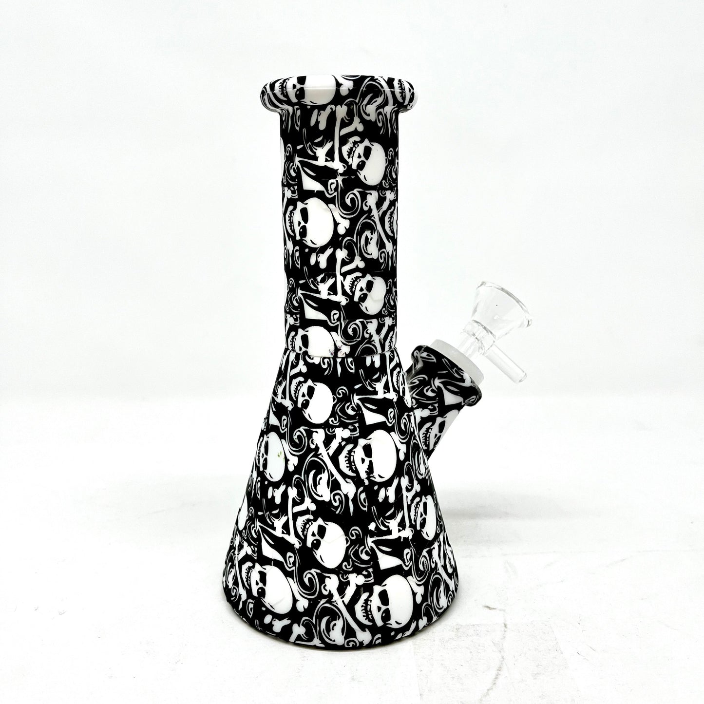 Waterpipe 7" Silicone Beaker w/ Graphics Mix