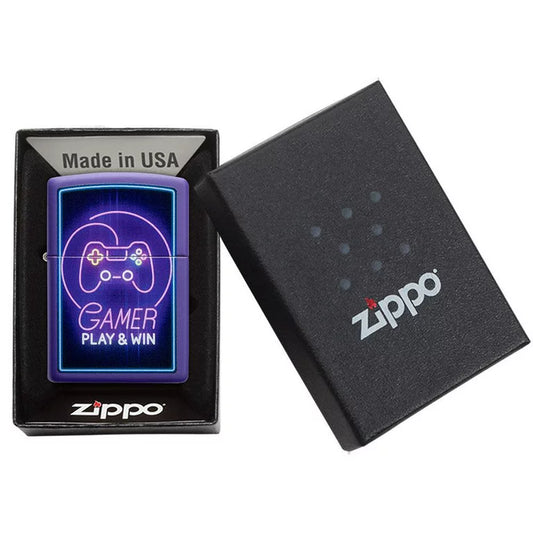 Zippo Lighter Gamer Neon