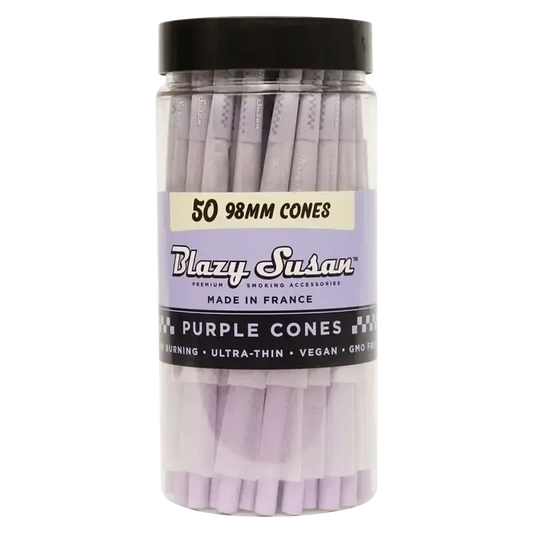 Blazy Susan Cones 50 Count 98MM Special Purple
