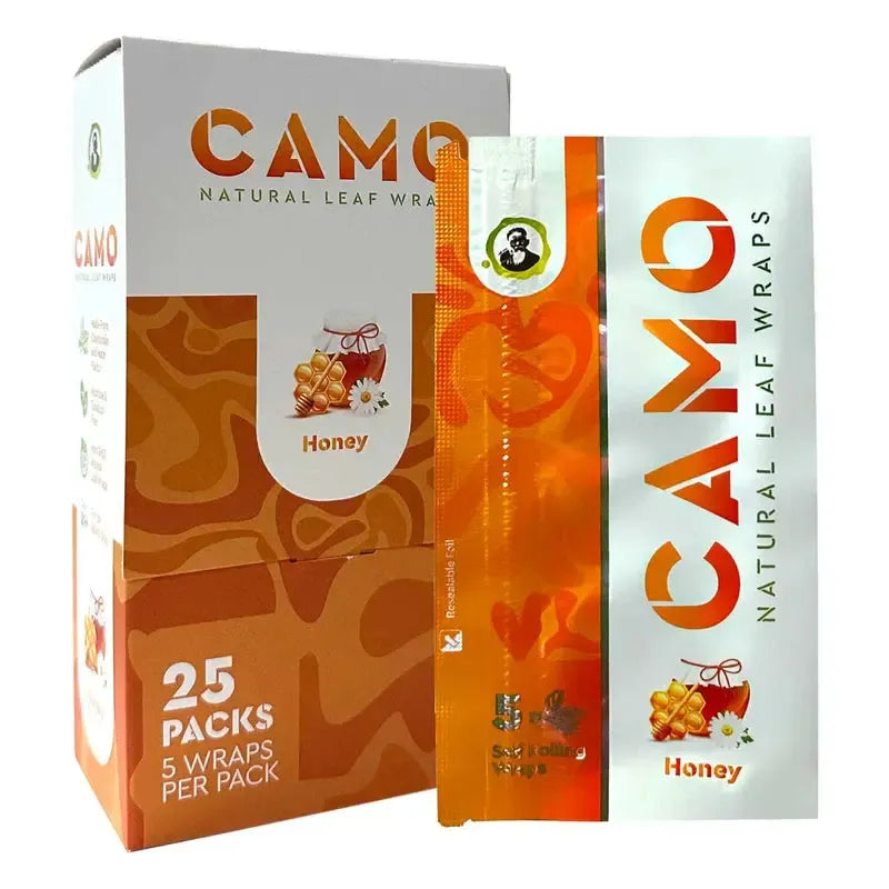 Afghan Hemp Wraps 5 Count Camo Honey