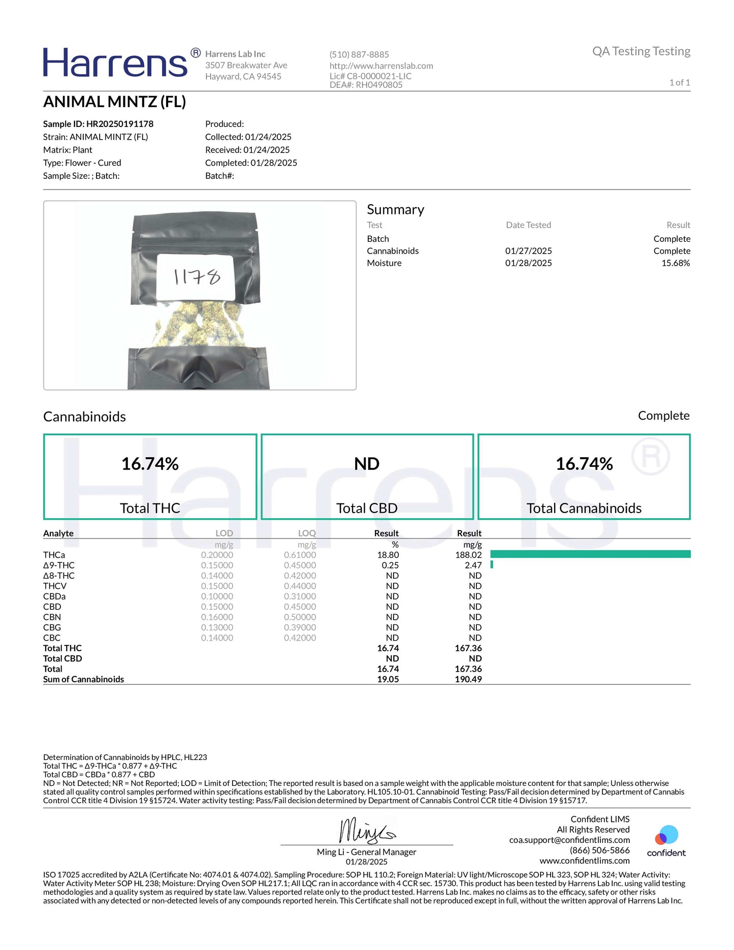 Trip THCA Preroll 1g "Animal Mintz"