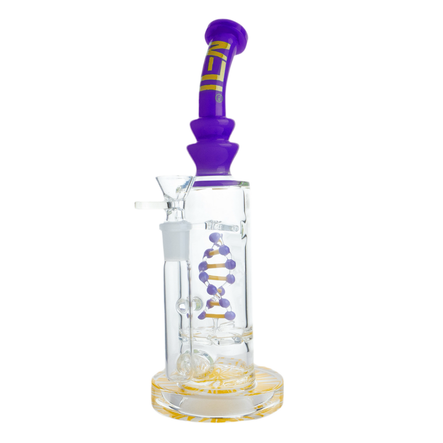 Neu Waterpipe 10" Tornado DNA Purple Brown