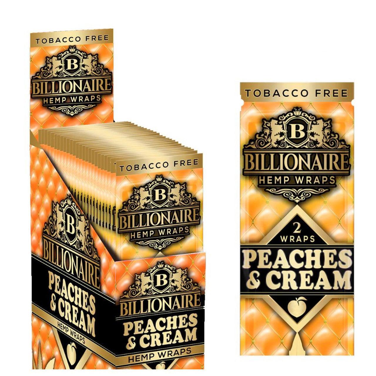 Billionaire Wraps 2 Count Peaches and Cream