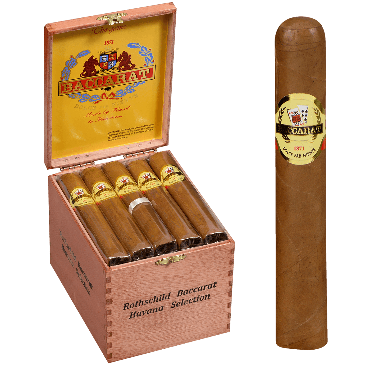 Baccarat Cigar 1871 Rothschild