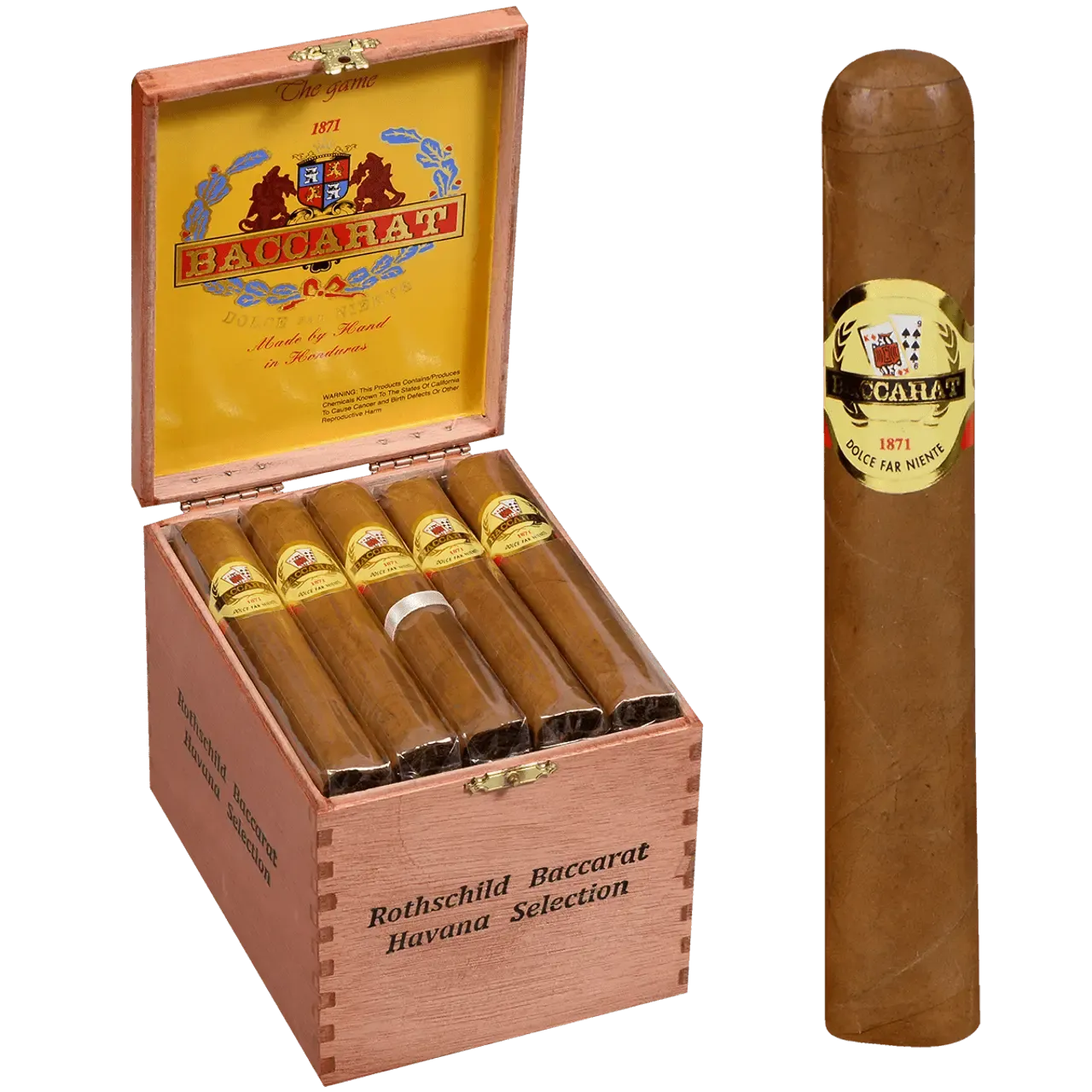 Baccarat Cigar 1871 Rothschild