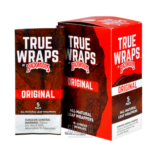 Backwoods True Wraps Natural Leaf