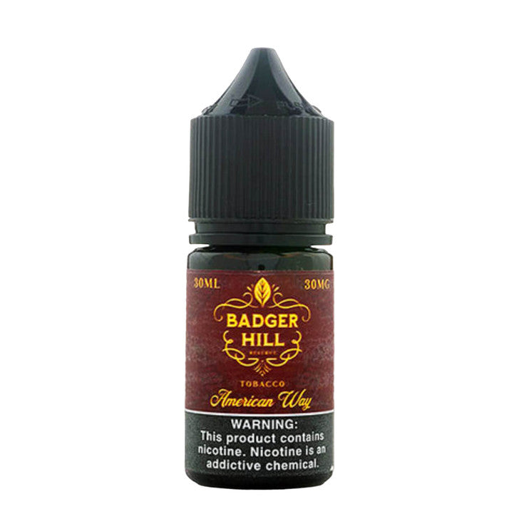 Badger Hill EJuice 30ML American Way 30MG