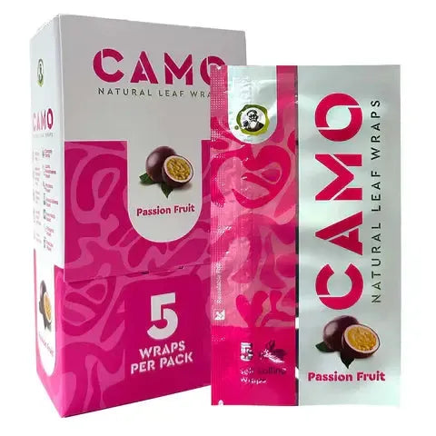 Afghan Hemp Wraps 5 Count Camo Passion Fruit
