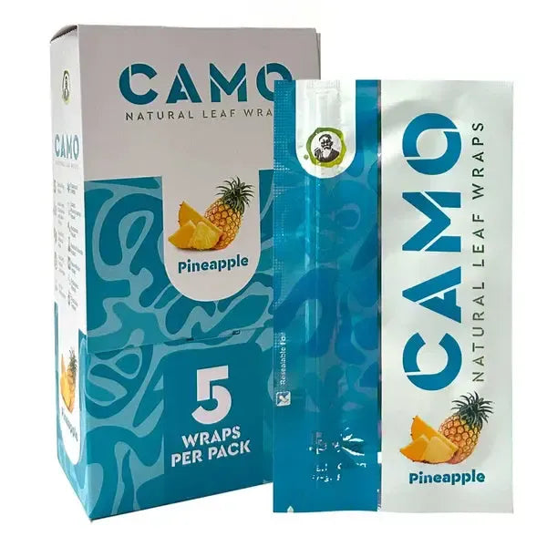 Afghan Hemp Wraps 5 Count Camo Pineapple