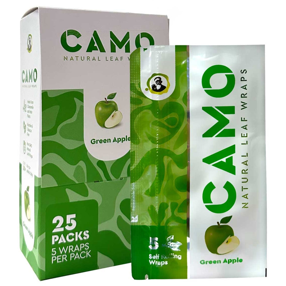 Afghan Hemp Wraps 5CT Camo Green Apple