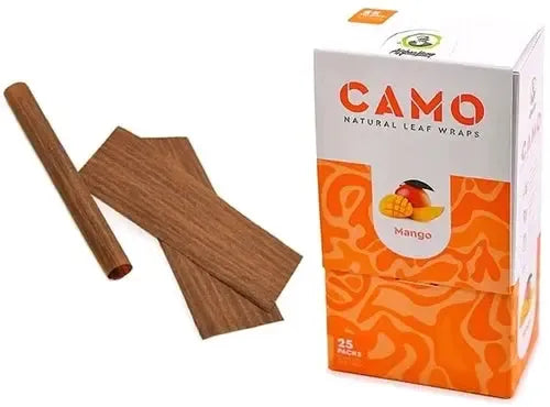 Afghan Hemp Wraps 5 Count Camo Mango