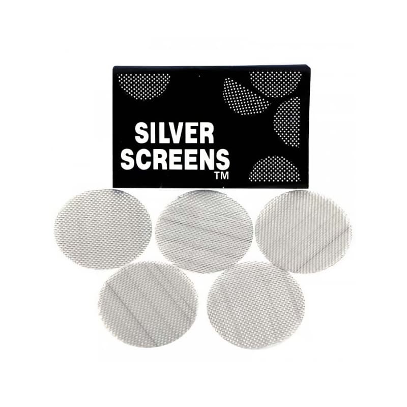 Double Cross Silver Screens Screens Stainless Steel Silver 5CT
