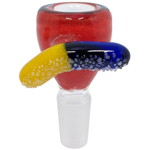 Flower Bowl 14M Glass Gummy Worm Grip