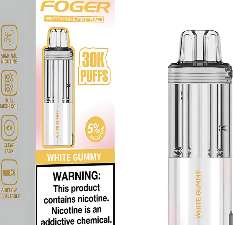 Front of Foger Pod and Front of Box