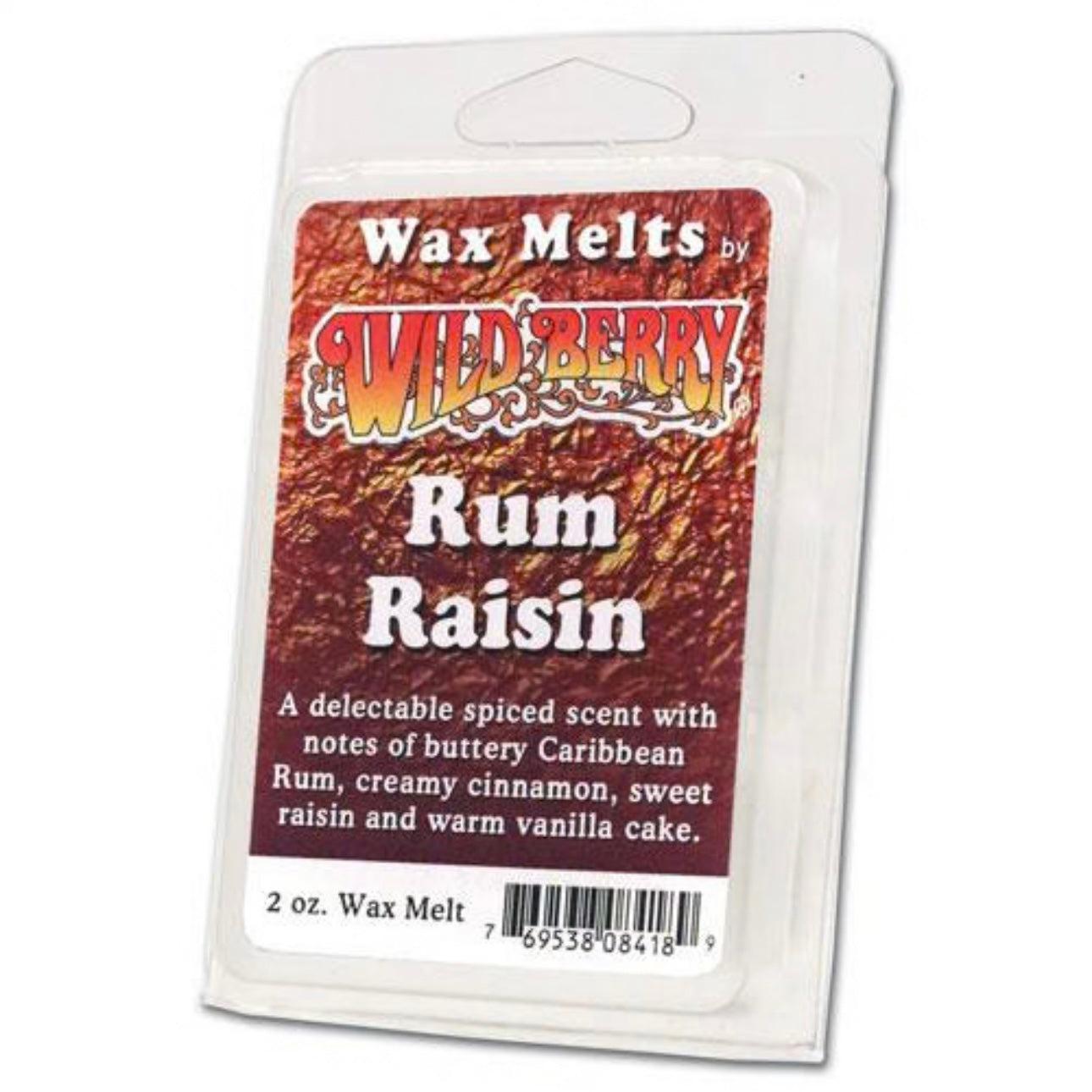 Wildberry Wax Melts 6 Count Rum Raisin