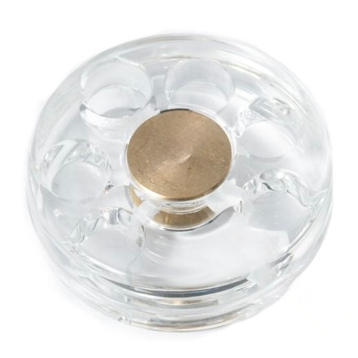 Handpipe Glass Revolver 6 Shot Gold