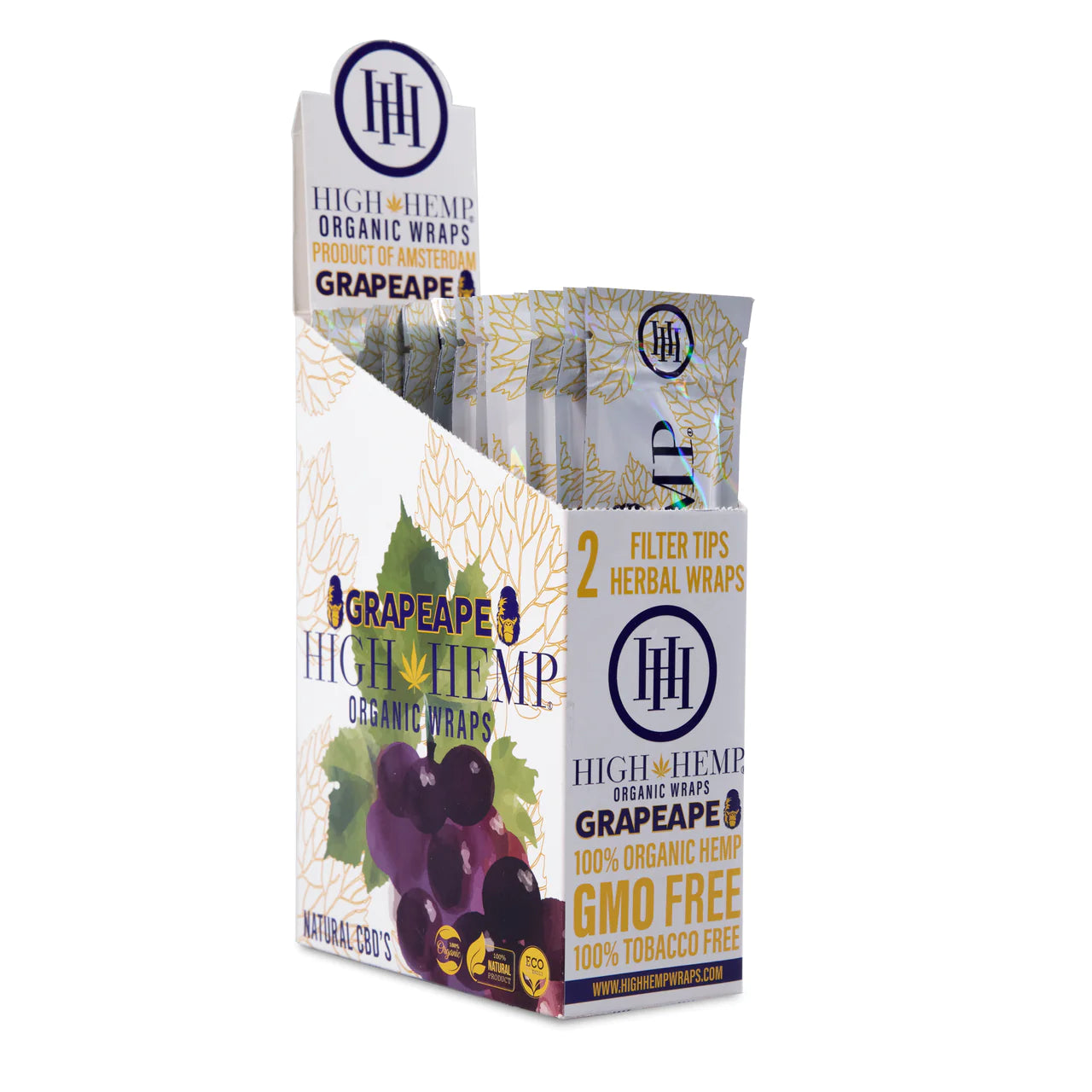 High Hemp Wraps 2CT Grape Ape
