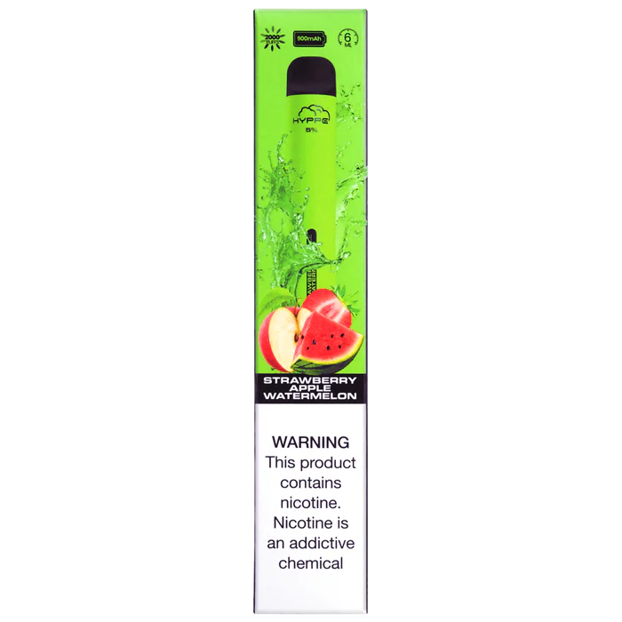 Hyppe Vape Max Strawberry Apple Watermelon 3000 Puffs