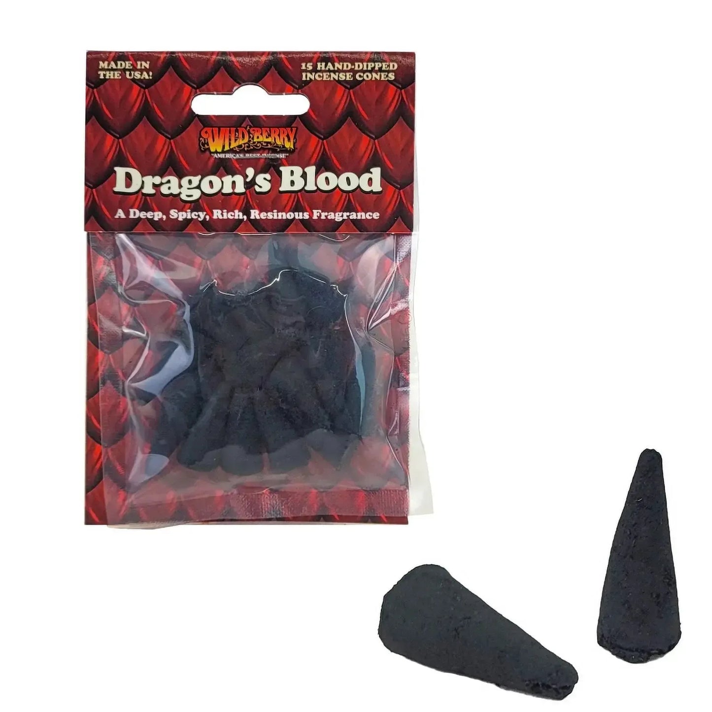Wildberry Incense Cones 15 Count Dragon's Blood