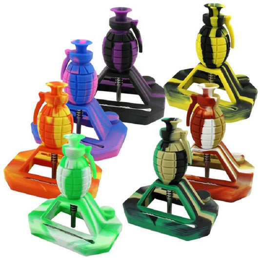 Nectar Collector 7" Silicone Grenade + Stand