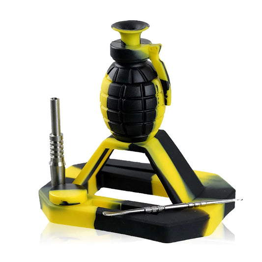 Nectar Collector 7" Silicone Grenade + Stand