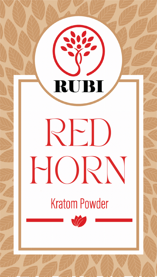 Rubi Kratom Powder Kilo Red Horn $