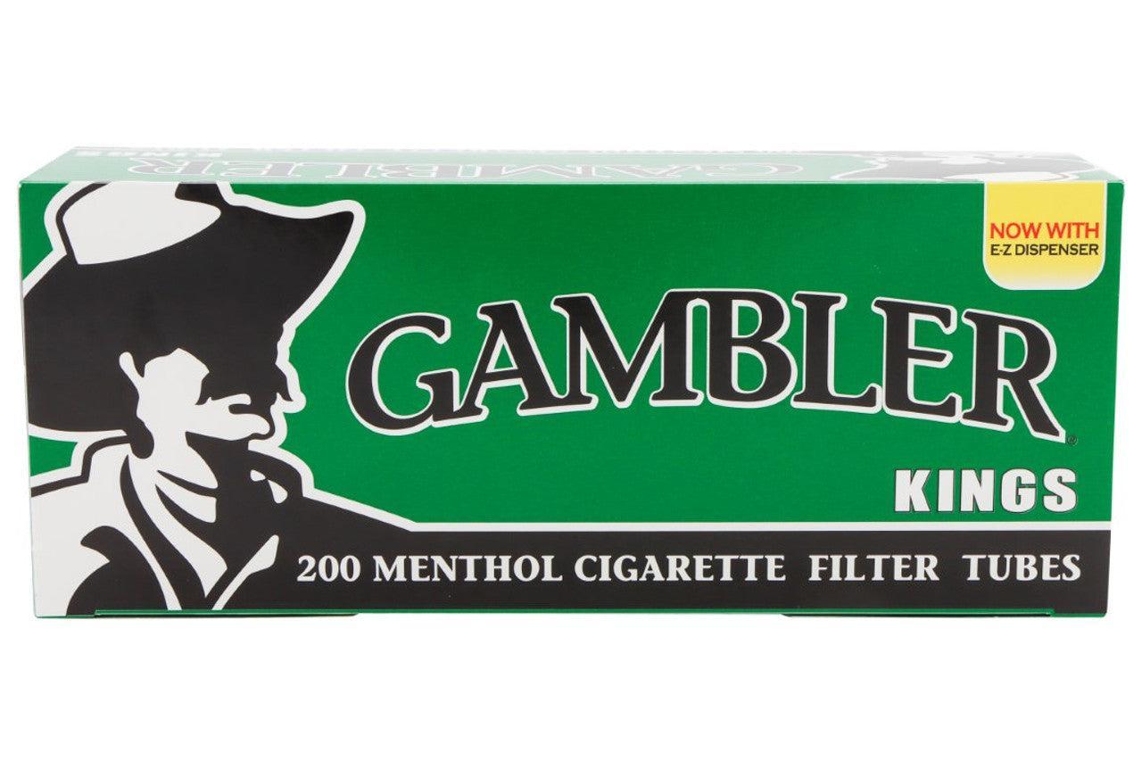 Gambler Tubes 200 Count Menthol Kings
