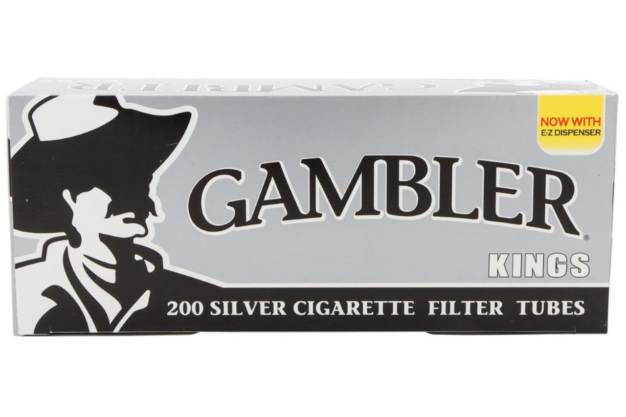 Gambler Tubes 200 Count Silver Kings