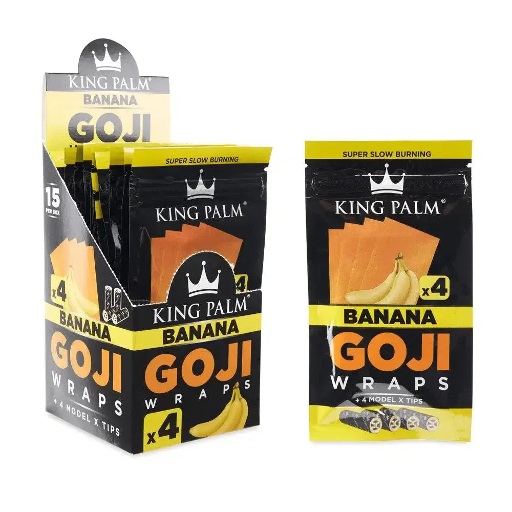 King Palm Wraps 4 Count Goji Banana