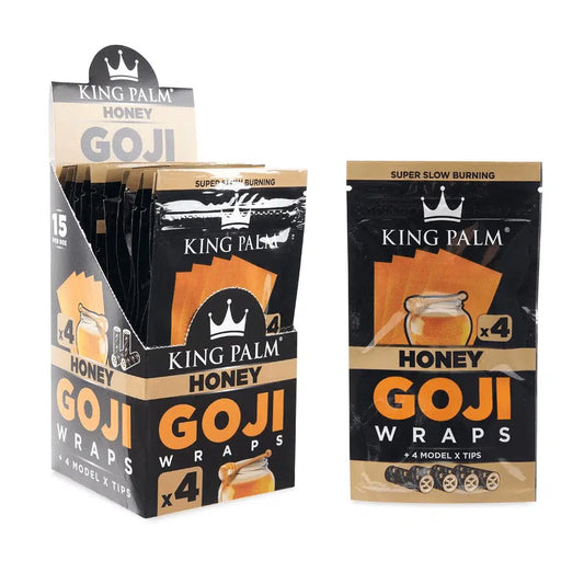 King Palm Wraps 4CT Goji Honey