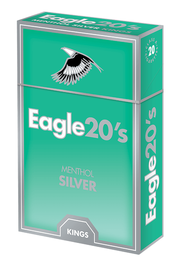 Eagle Cigarettes King Menthol Silver