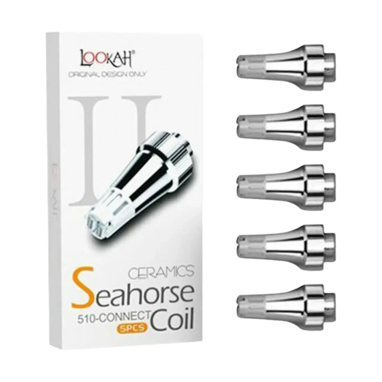 Lookah Coils Seahorse Ceramic 5 Count / 1 Count
