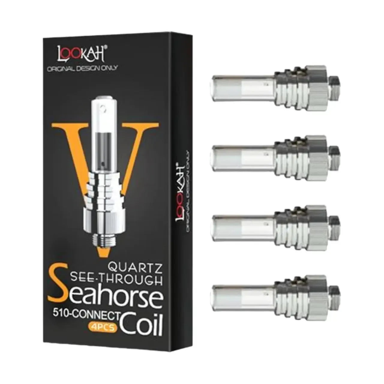 Lookah Coils Seahorse V Quartz 4 Count/ 1 Count